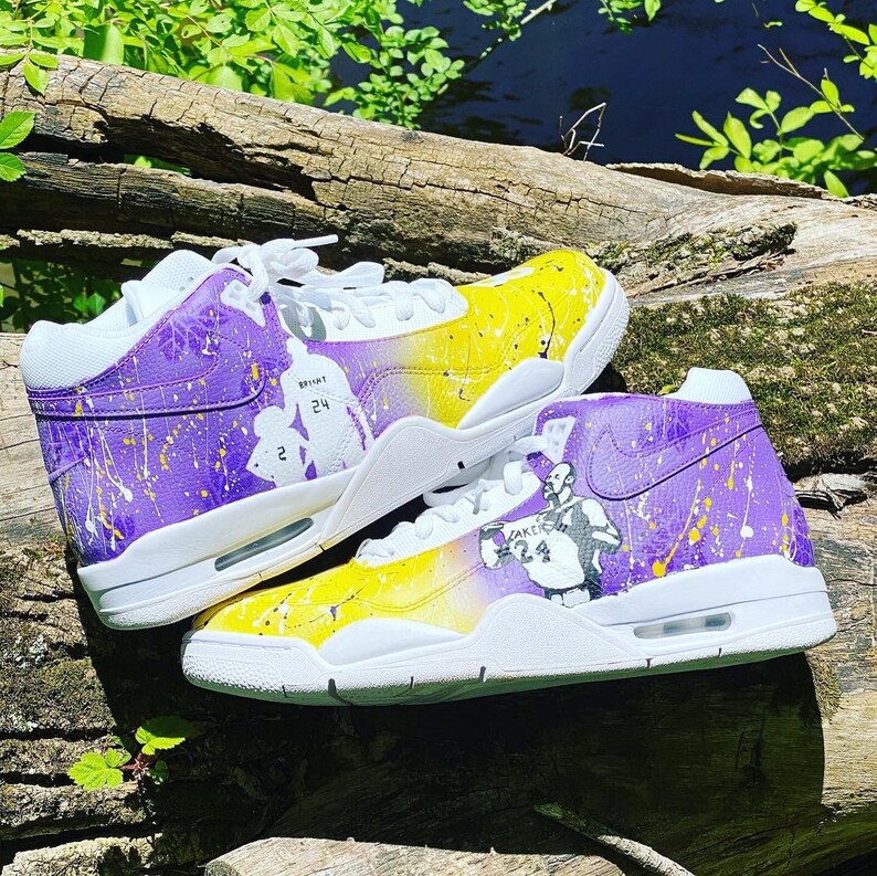 Custom Nike Shoes Kobe Bryant Design by CNGCustoms | Etsy