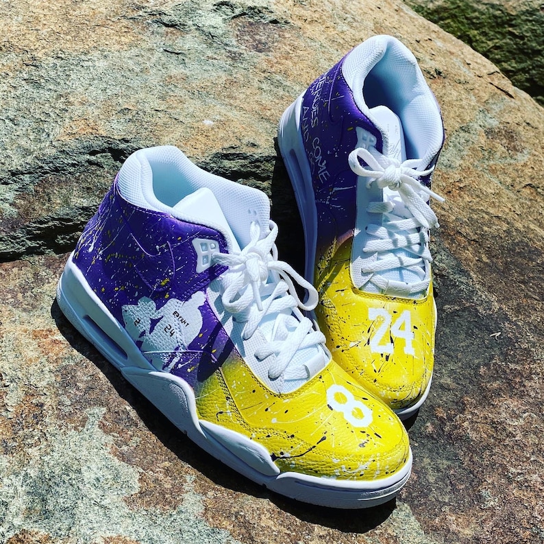 Custom Nike Shoes Kobe Bryant Design by CNGCustoms Etsy Custom Nike Shoes Kobe Bryant Design by CNGCustoms Etsy