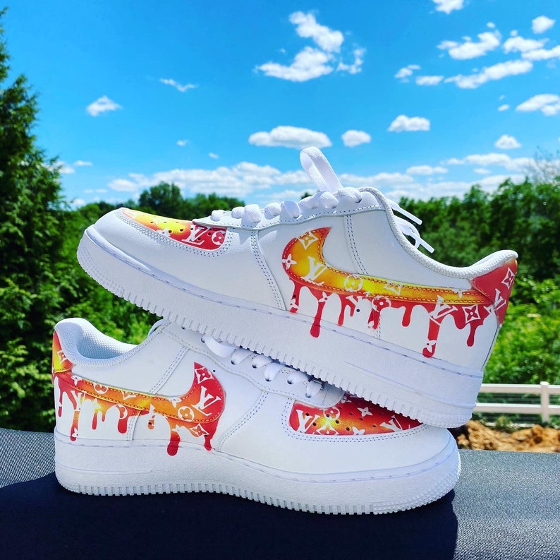 louis vuitton custom air force 1