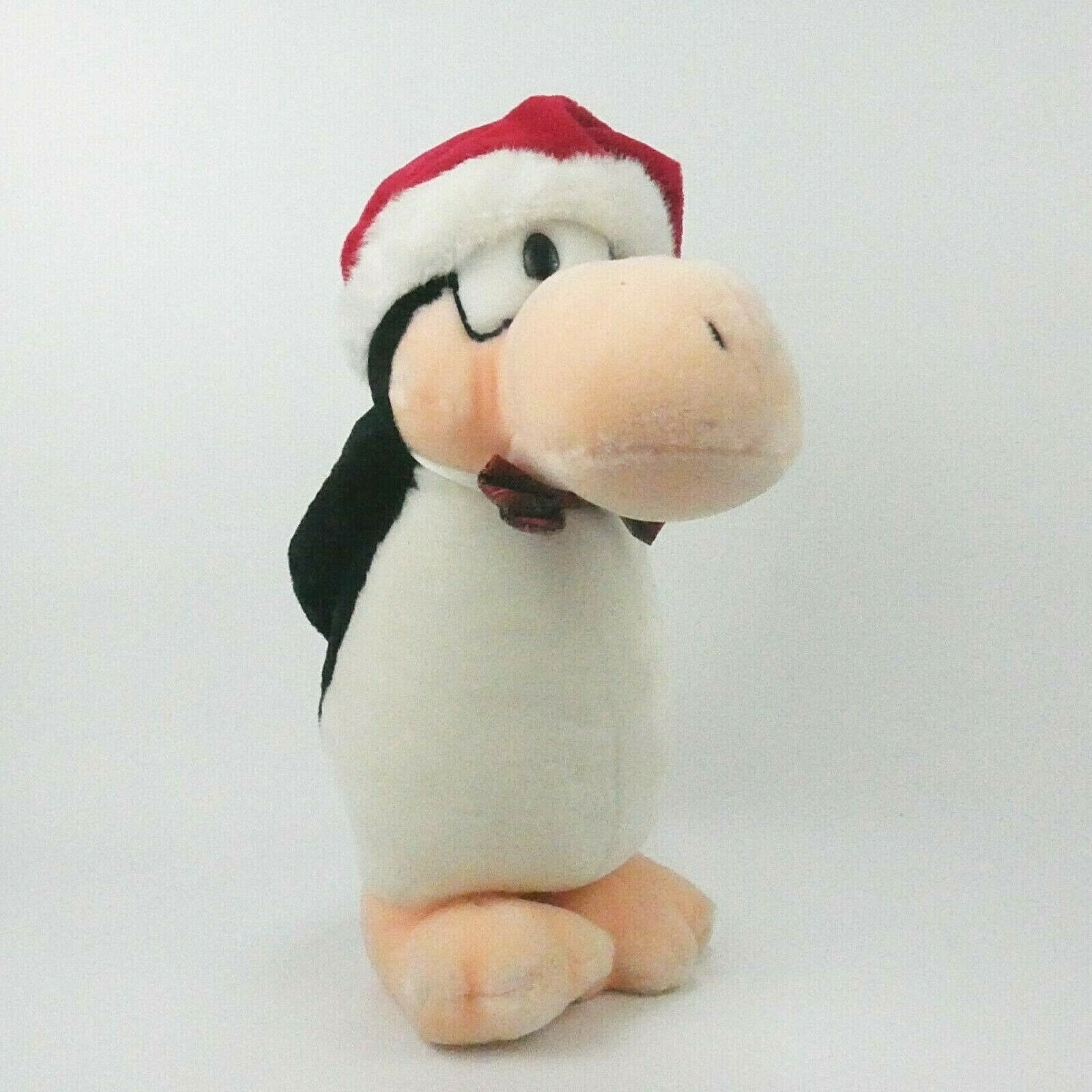 Dakin Plush Opus T Penguin Holiday 12 inch Vintage 1987 Bloom Etsy