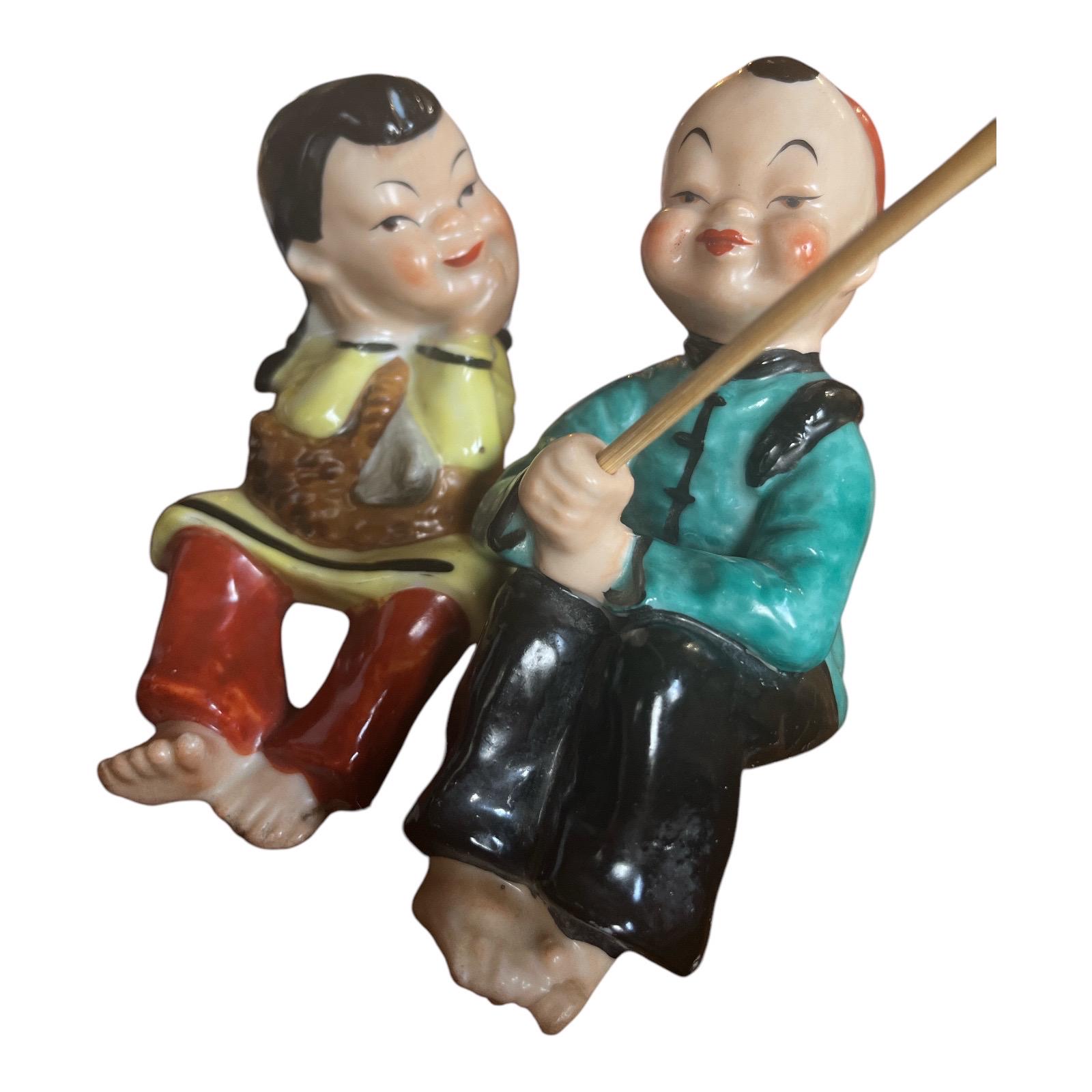 Porcelain children figurines japan - Etsy 日本