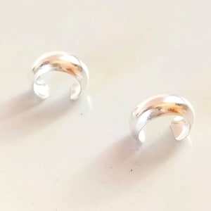 Pendientes Cartílago Ear Cuff sin Agujero,  Piercing Ear Cuff de Plata, Joyas Minimalistas, Earcuff Aros para Cartilago Ideas de Regalo