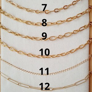 Collier personnalisé de 10 charmes, collier de lettres initiales, concevez vos propres bijoux personnalisés, idées cadeaux pour elle image 10