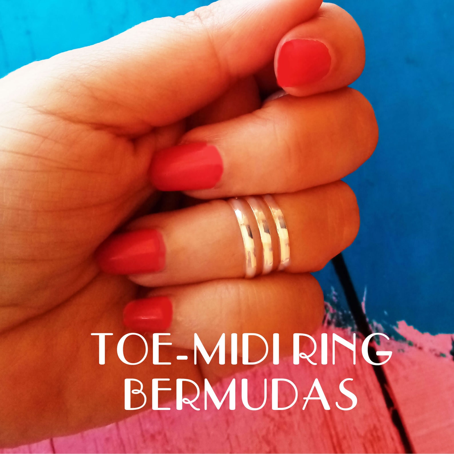 Triple Ring in 925 Silver for the First Phalanx of the Fingers Etsy