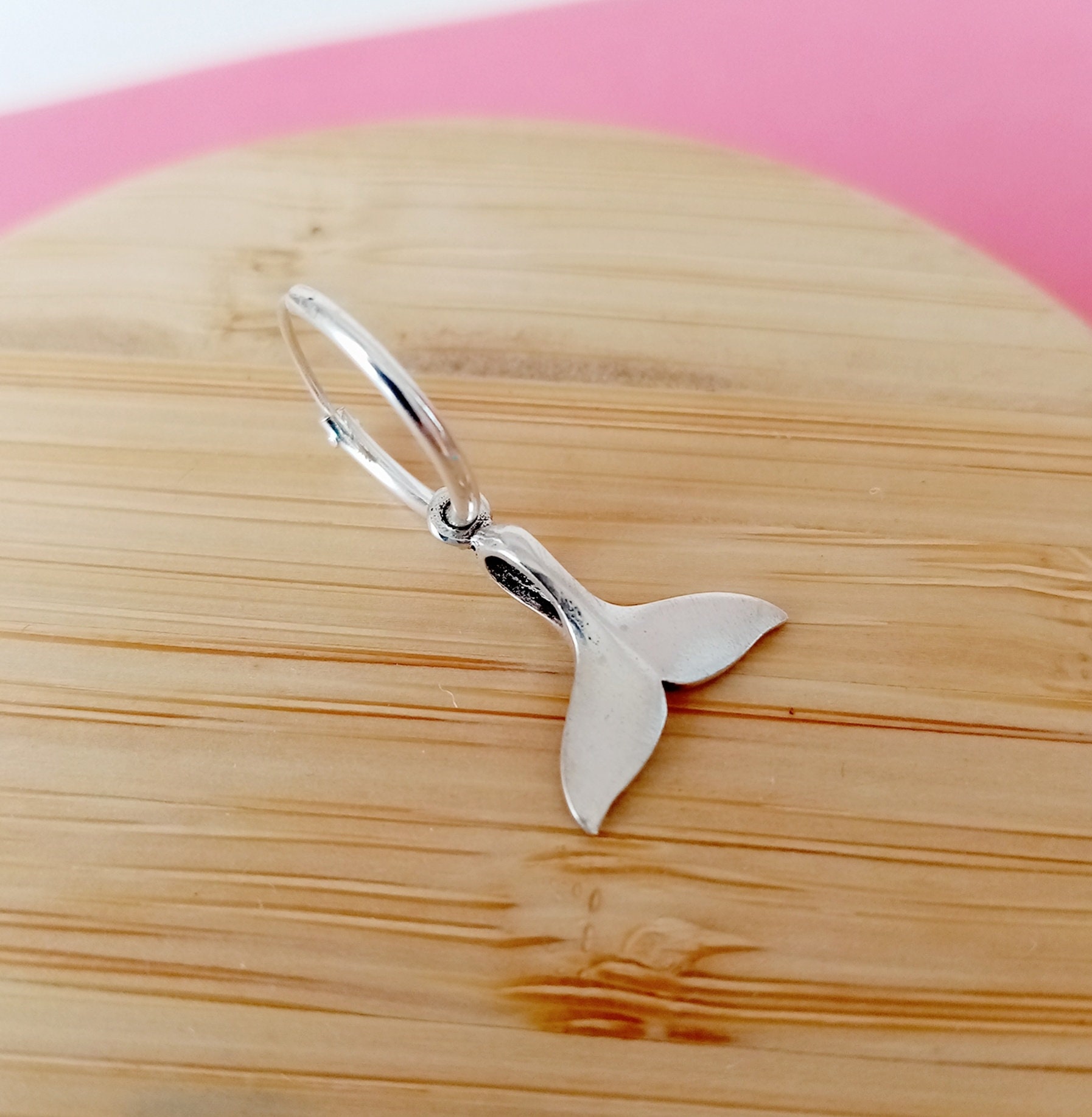 Orecchini donna coda di sirena in argento 925 con turchese