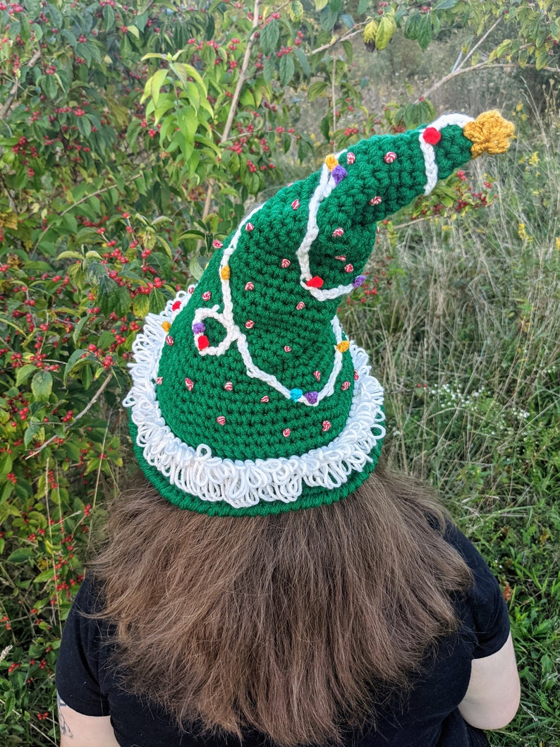 CROCHET PATTERN Bramble Witch Hat image 9