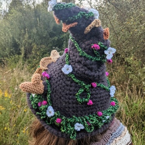 CROCHET PATTERN Bramble Witch Hat image 3