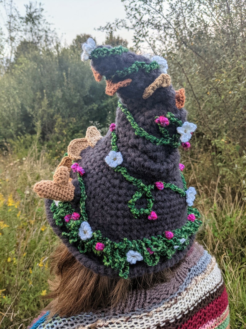 CROCHET PATTERN Bramble Witch Hat image 3