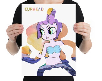 カップヘッド カラ マリア シャドーボックス アート - Etsy 日本