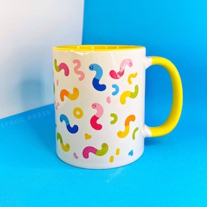 Gummy Worm Confetti Mug