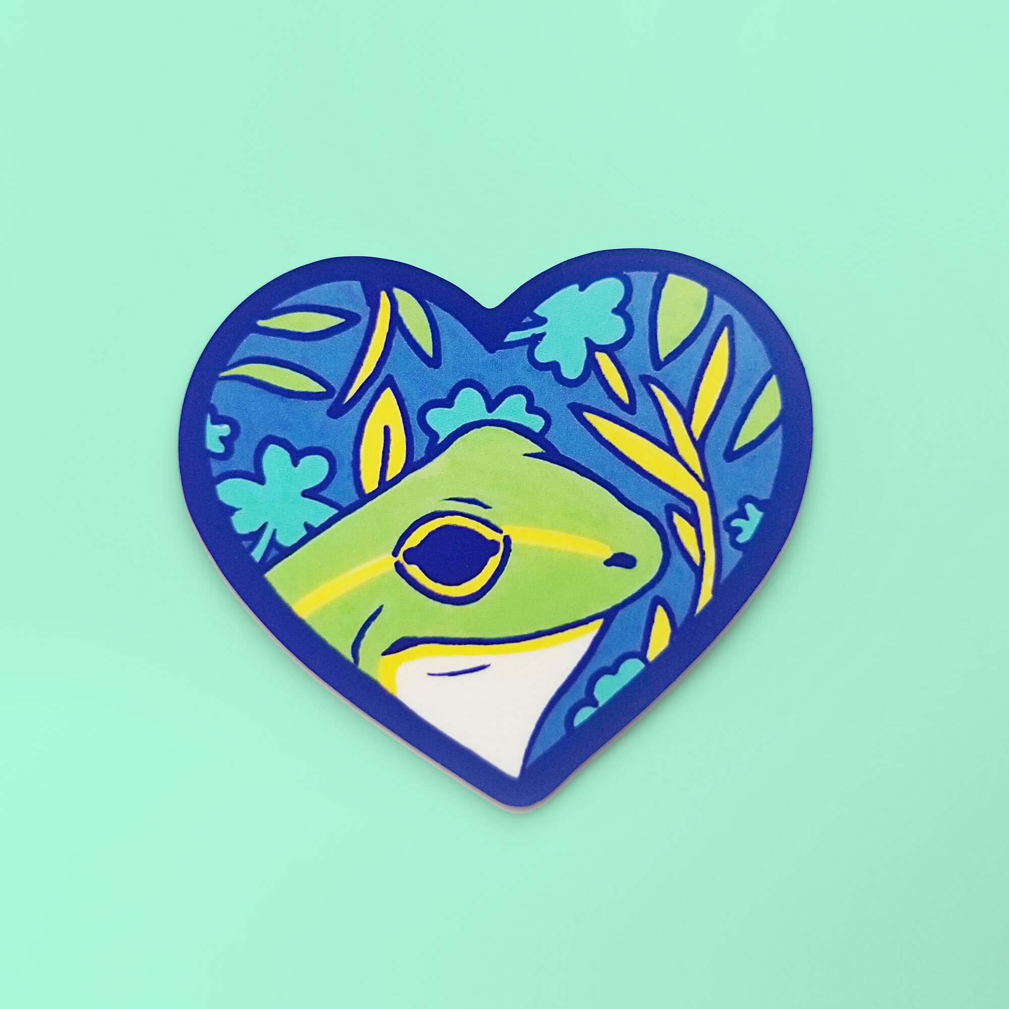 Frog Love Vinyl Sticker