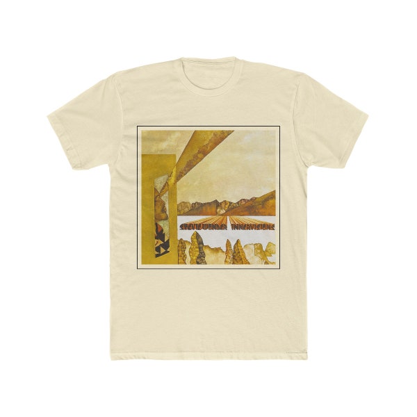 T-shirt ras du cou en coton pour hommes Stevie Wonder Innervisions