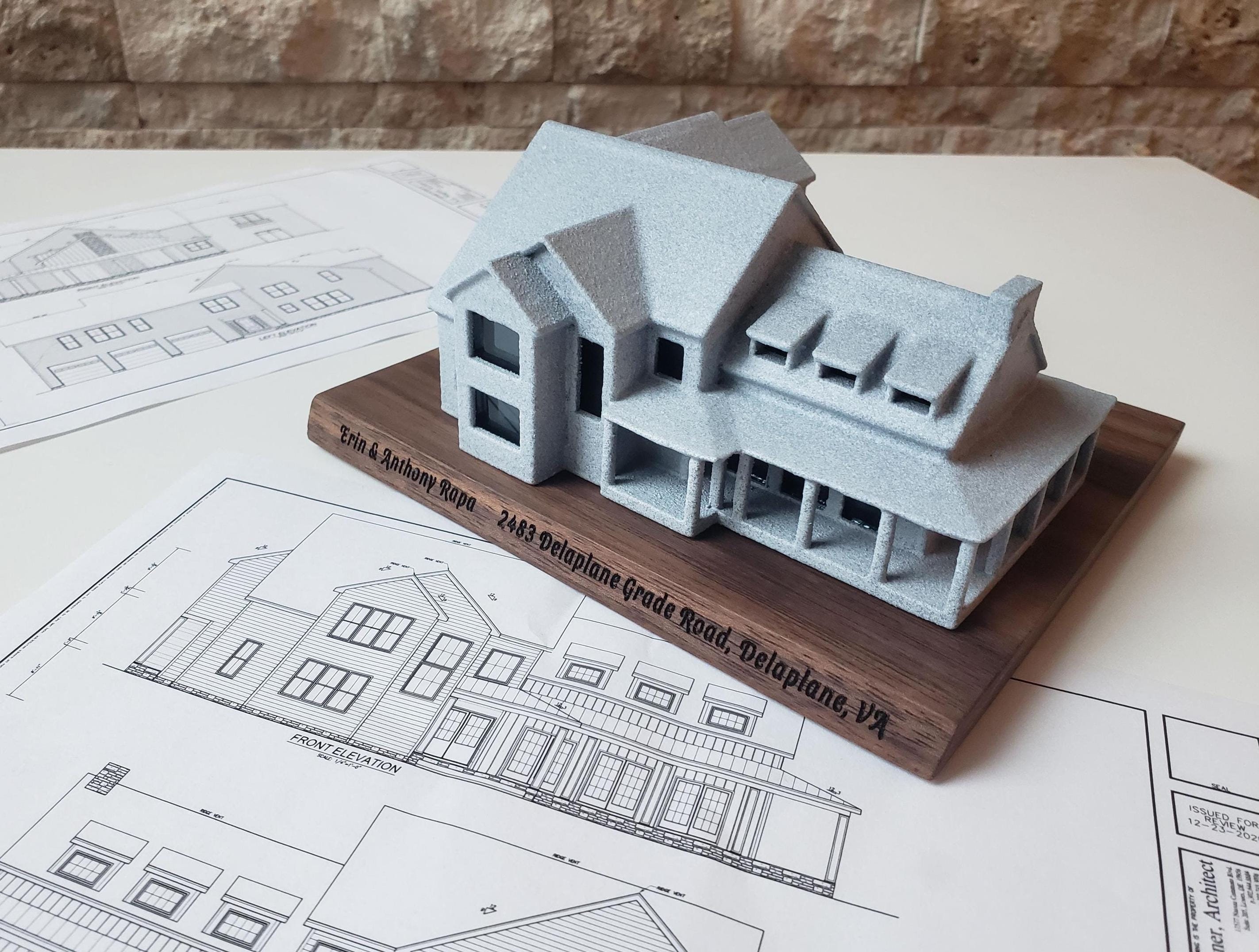 3D House Portrait, Custom House Replica, Scale Model Home