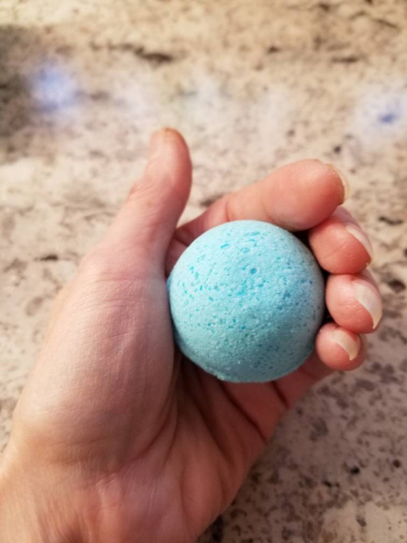 Blue slushy bath bombs blue slushy gemstone soap and body Etsy