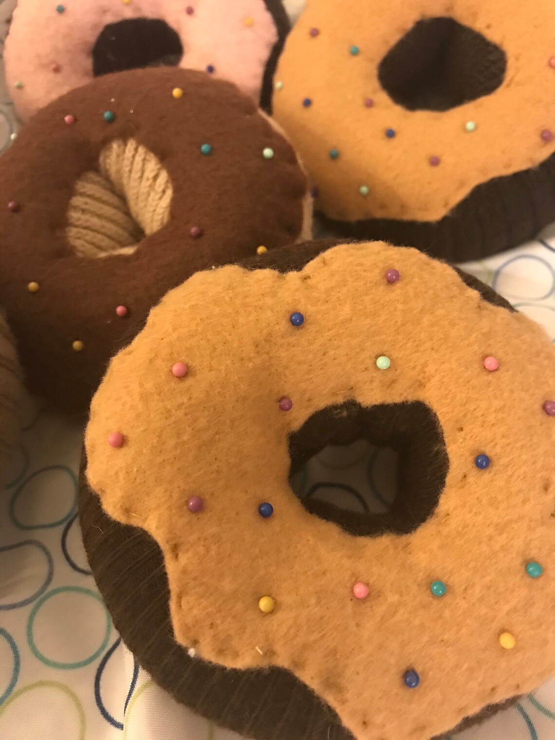 Donut pin cushion sewing doughnut doughnut pin cushion Etsy