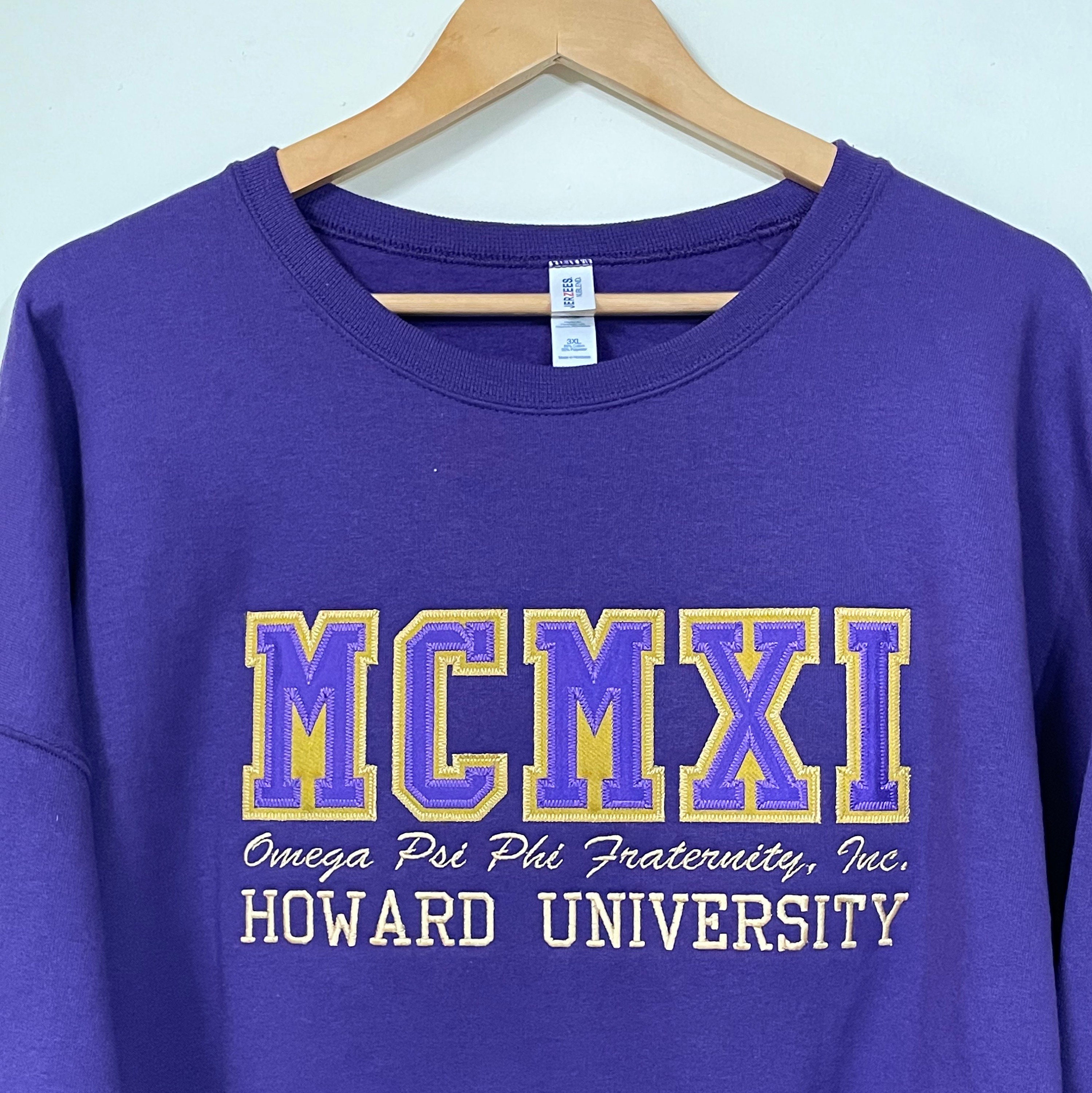 Omega Psi Phi Roman Numerals MCMXI 1911 Embroidered Sweatshirt | Etsy
