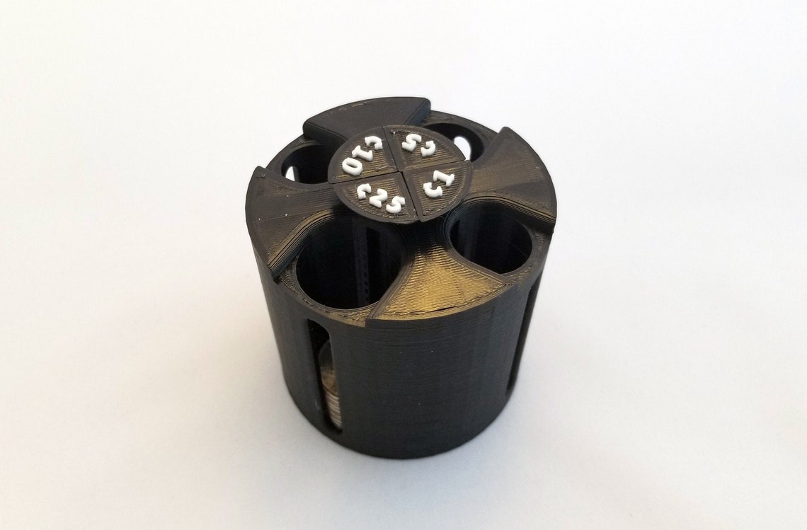 DIGITAL FILES .STL for Coin Organizer With Easy Access for Etsy