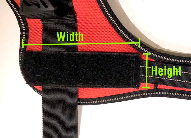 Personalized Custom Dog Harness Patches With Glitter or Etsy