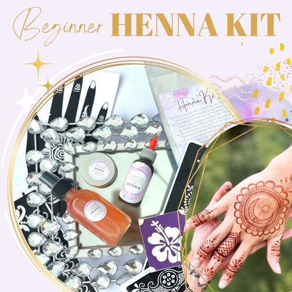Henna Tattoo Kit Etsy