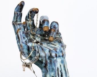 Ceramic Hand | Jewelry Display Sculpture