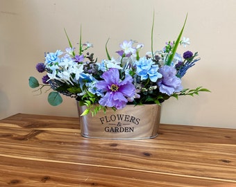 Wildflower Flower Arrangment, Blue Flower Arrangement