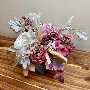 Fall Boho Flower Arrangement, Fall Flower Arrangement