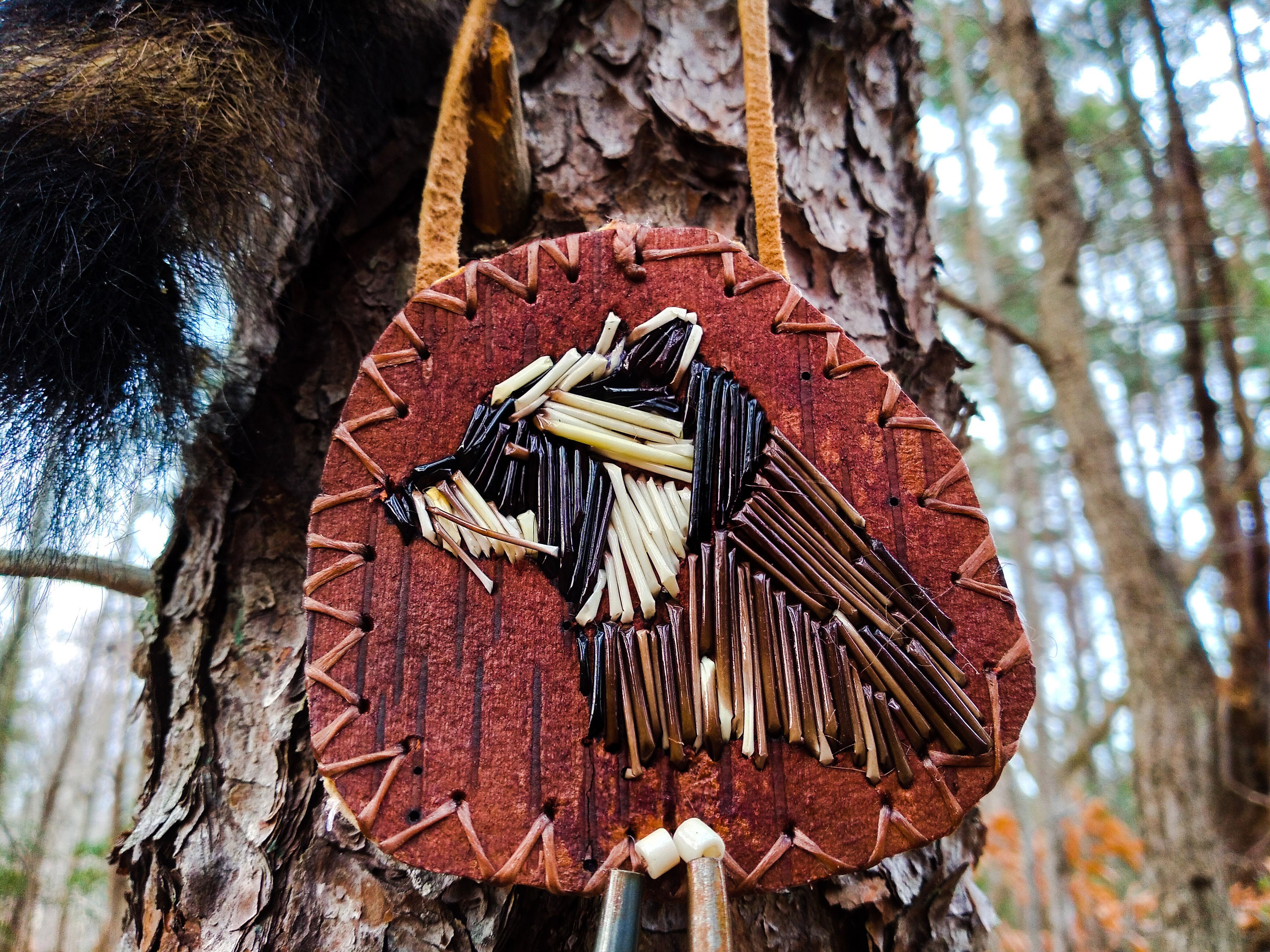 Quilled Nahënëm raccoon Medallion Etsy