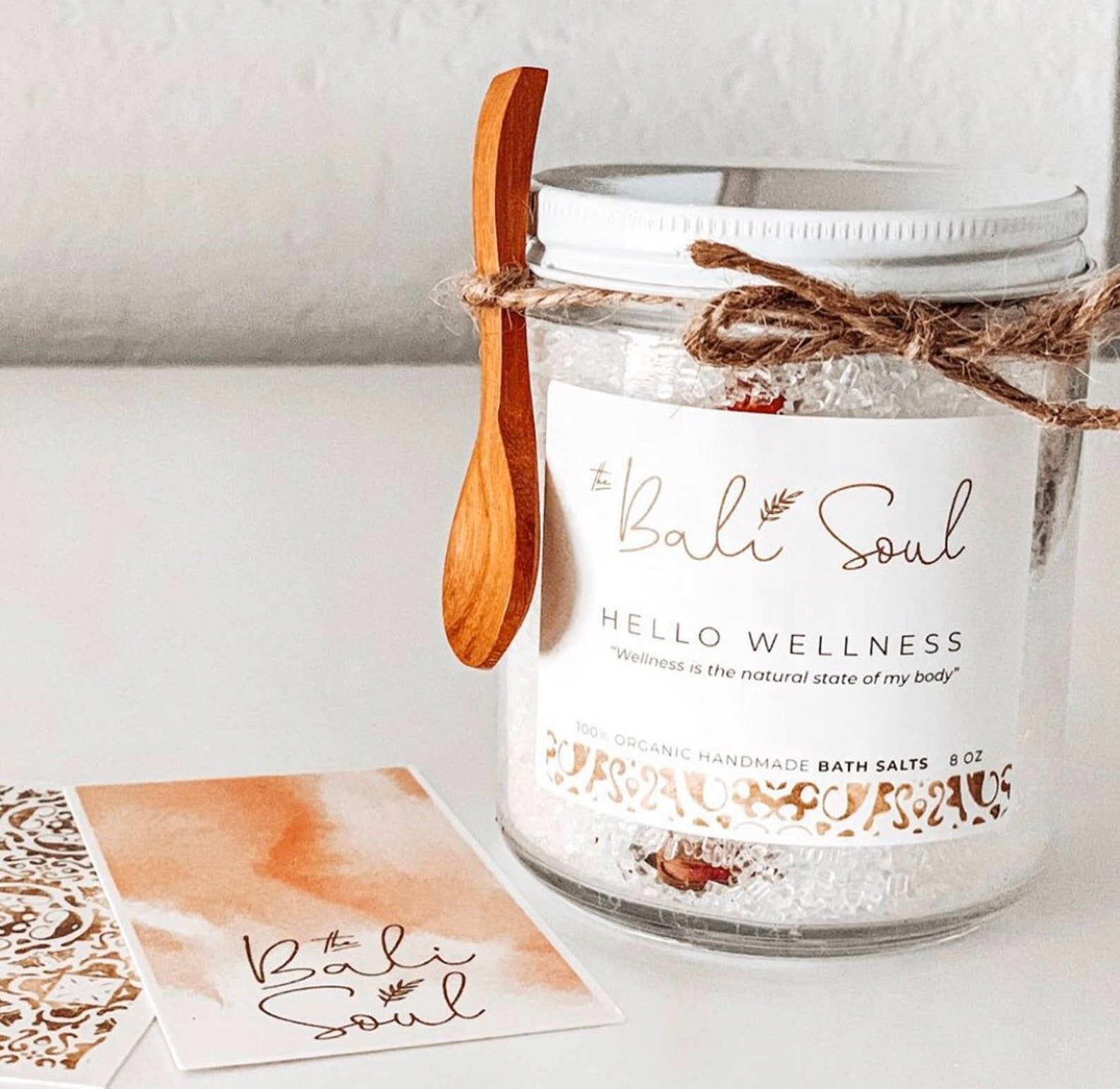 Hello Wellness Bath Salts & Foot Soak. Healing. Natural. Gift for Her