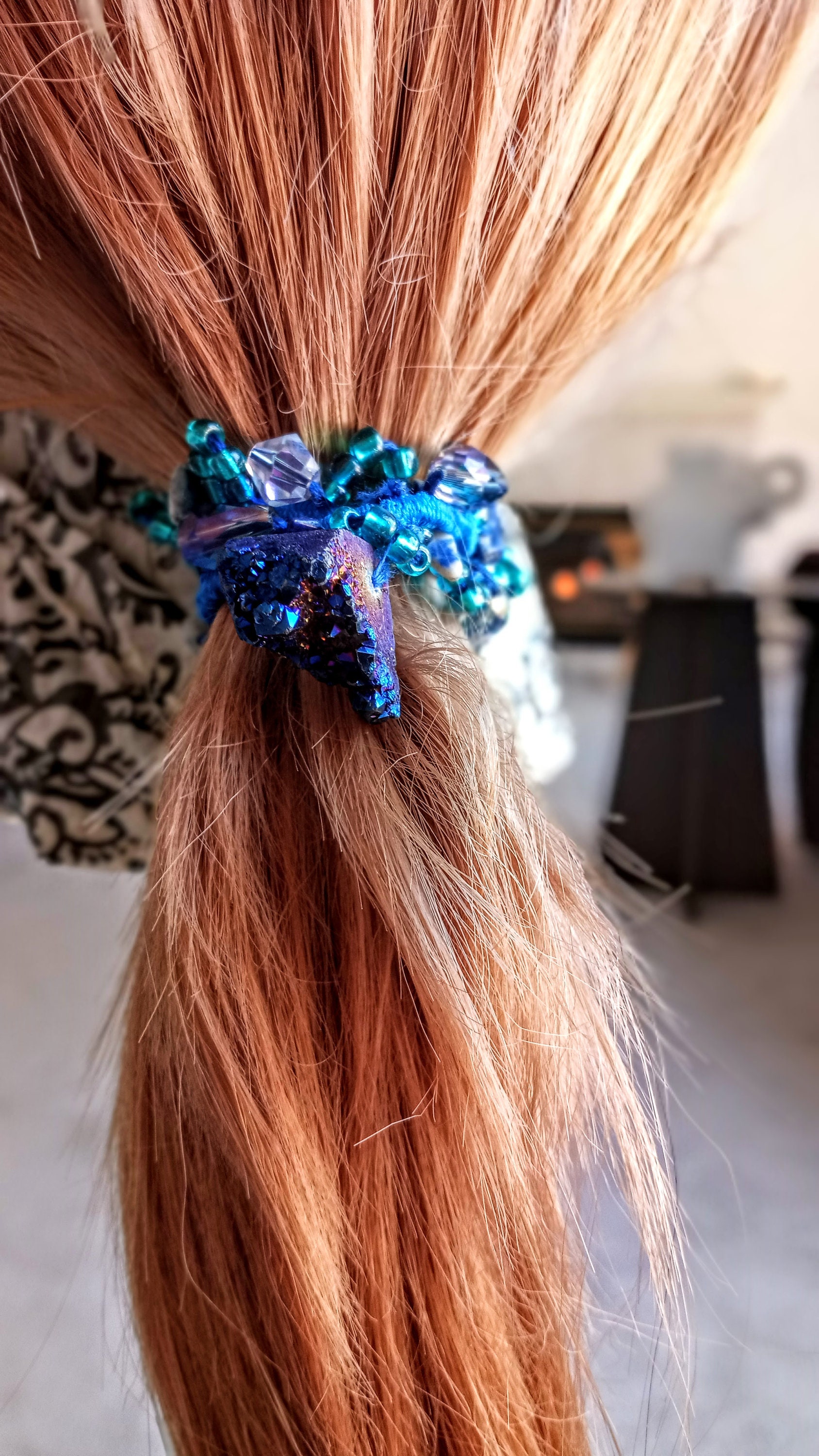 hair tie beads