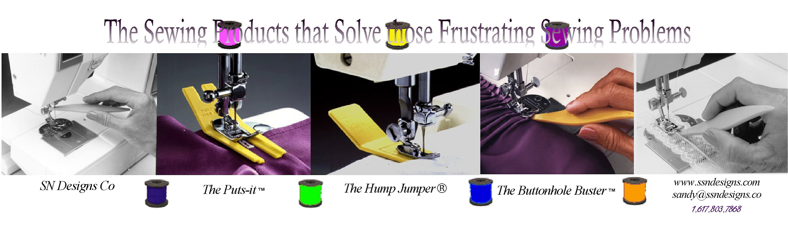 Purchase All Three the Hump Jumper®, Putsit™, Buttonholes Buster™ and