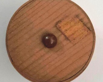 Vintage Wooden Shaker -Style Sewing Box with Contents