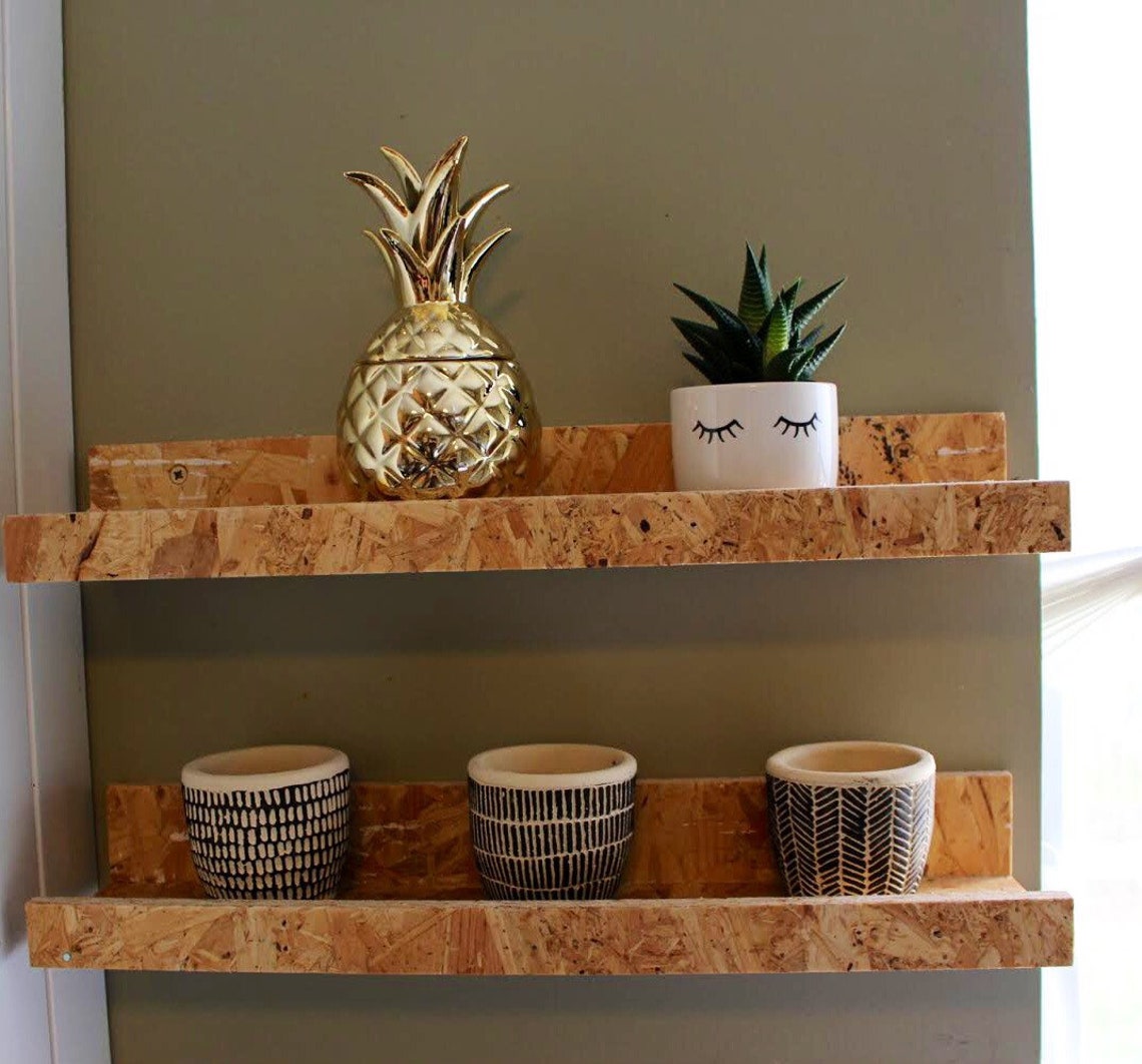 OSB picture ledge/shelf Etsy