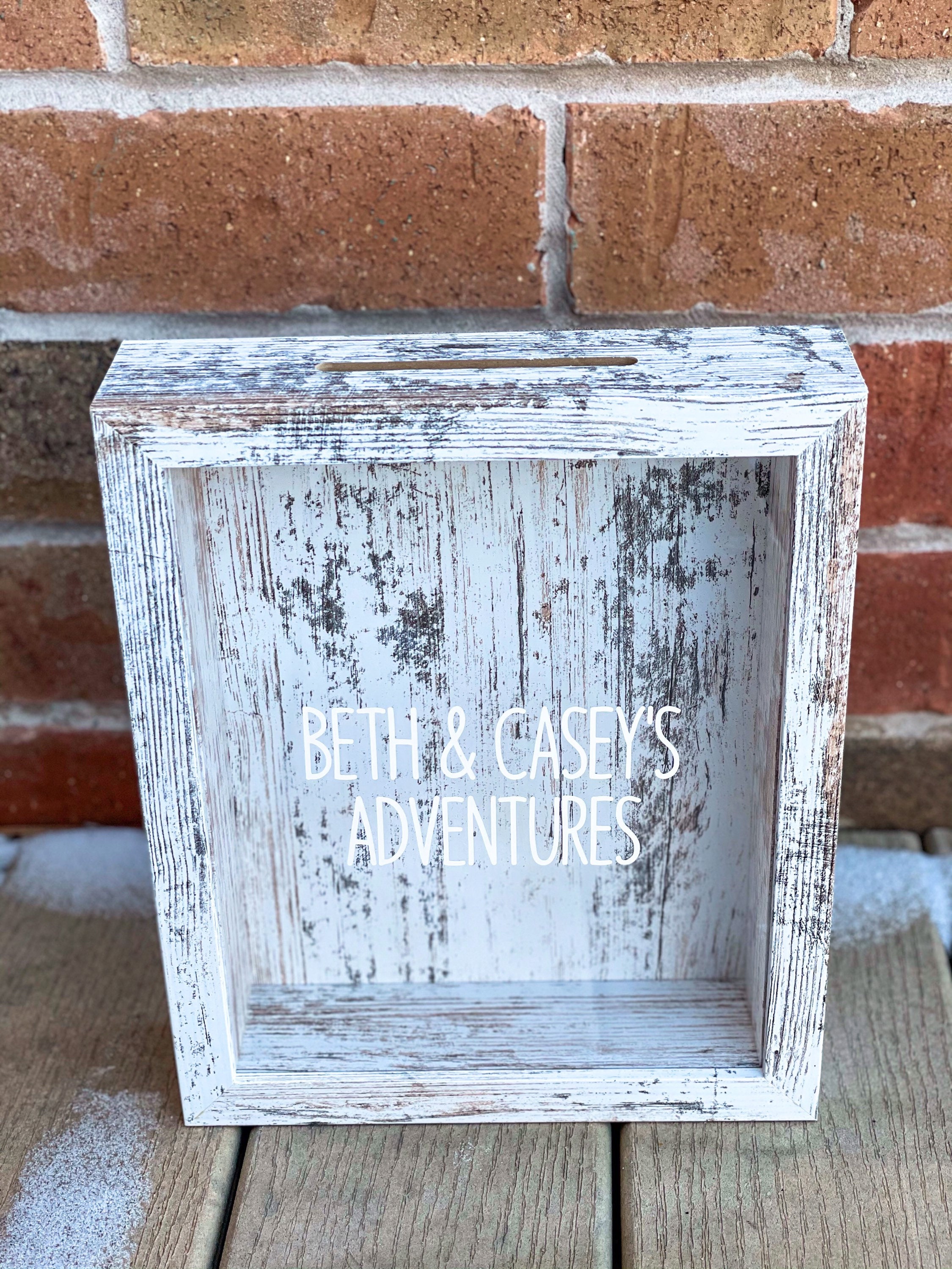 Top Loading Shadow Box with Slot 8x10 Custom Display Case Etsy