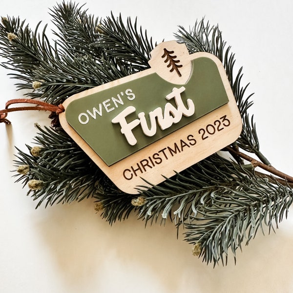 First Christmas National Park Ornament|Camping Ornament|Baby's First Christmas