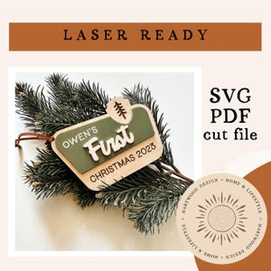First Christmas National Park Ornament|SVG File|Laser Cut File