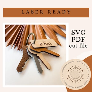 Pretend Keys|Kid's Toy Keys|SVG File|Laser Cut File