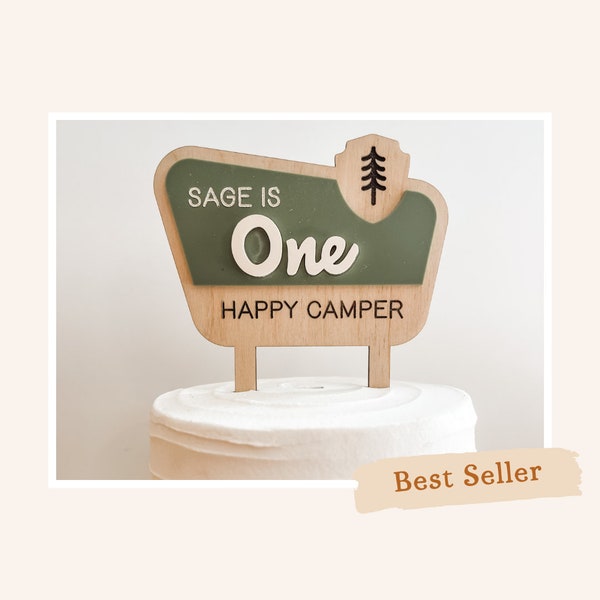 One Happy Camper Banner - Etsy