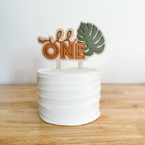 Wild One Cake Topper|Wild One Birthday|Tropical Birthday Theme|Toddler Birthday|First Birthday Cake Topper|Safari Birthday|Jungle Animal