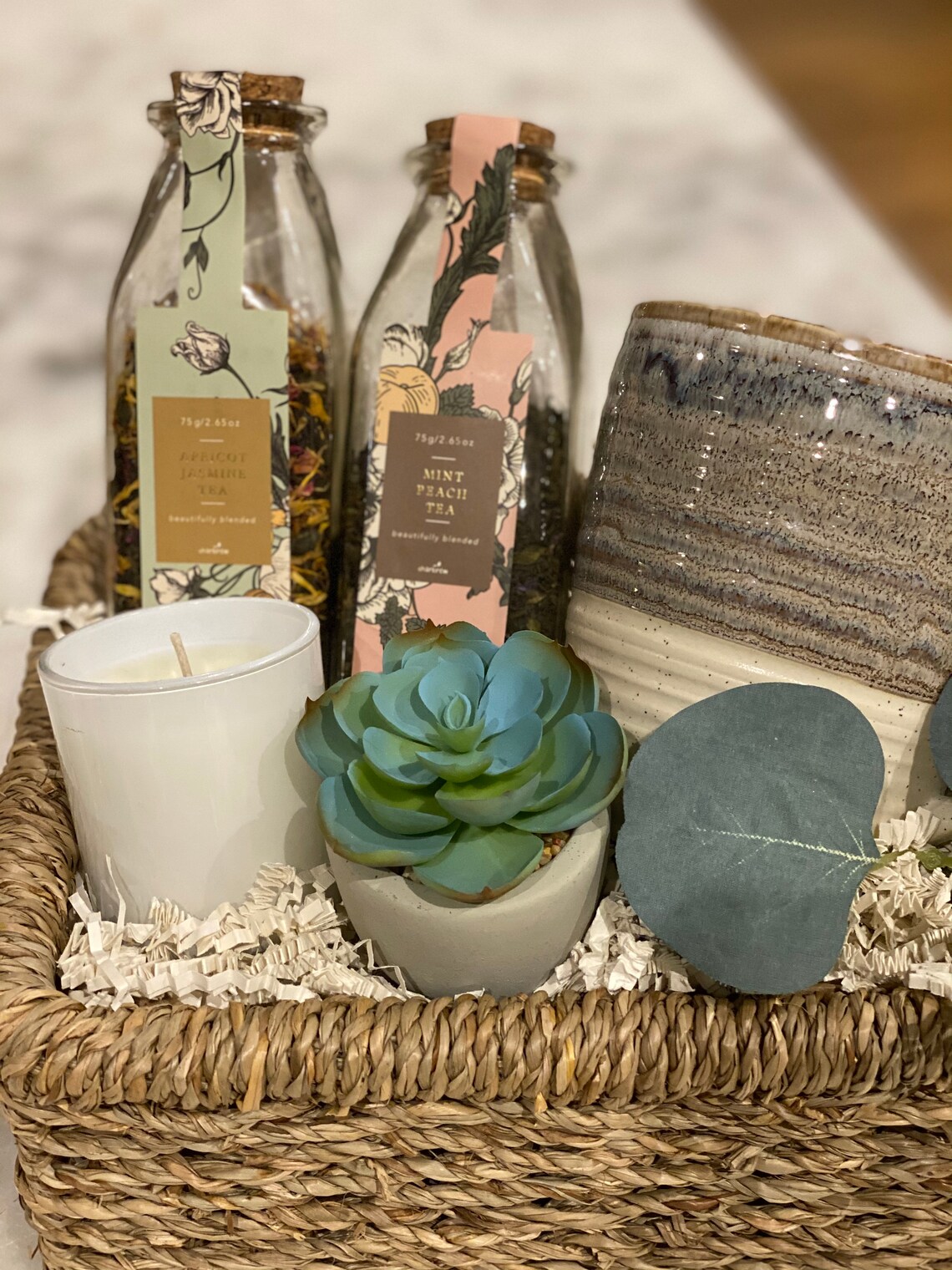 Gourmet tea gift basket/Tea lovers gift/Gift basket for the Etsy
