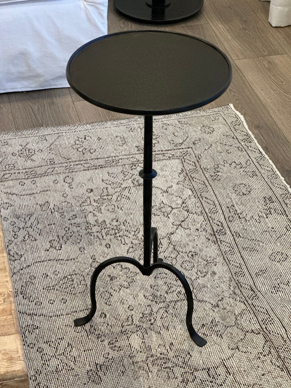 Martini table/Iron accent table/accent tables/Gold iron table/Black iron martini table/Accent furniture/Tables/Iron table/Iron tables/Iron