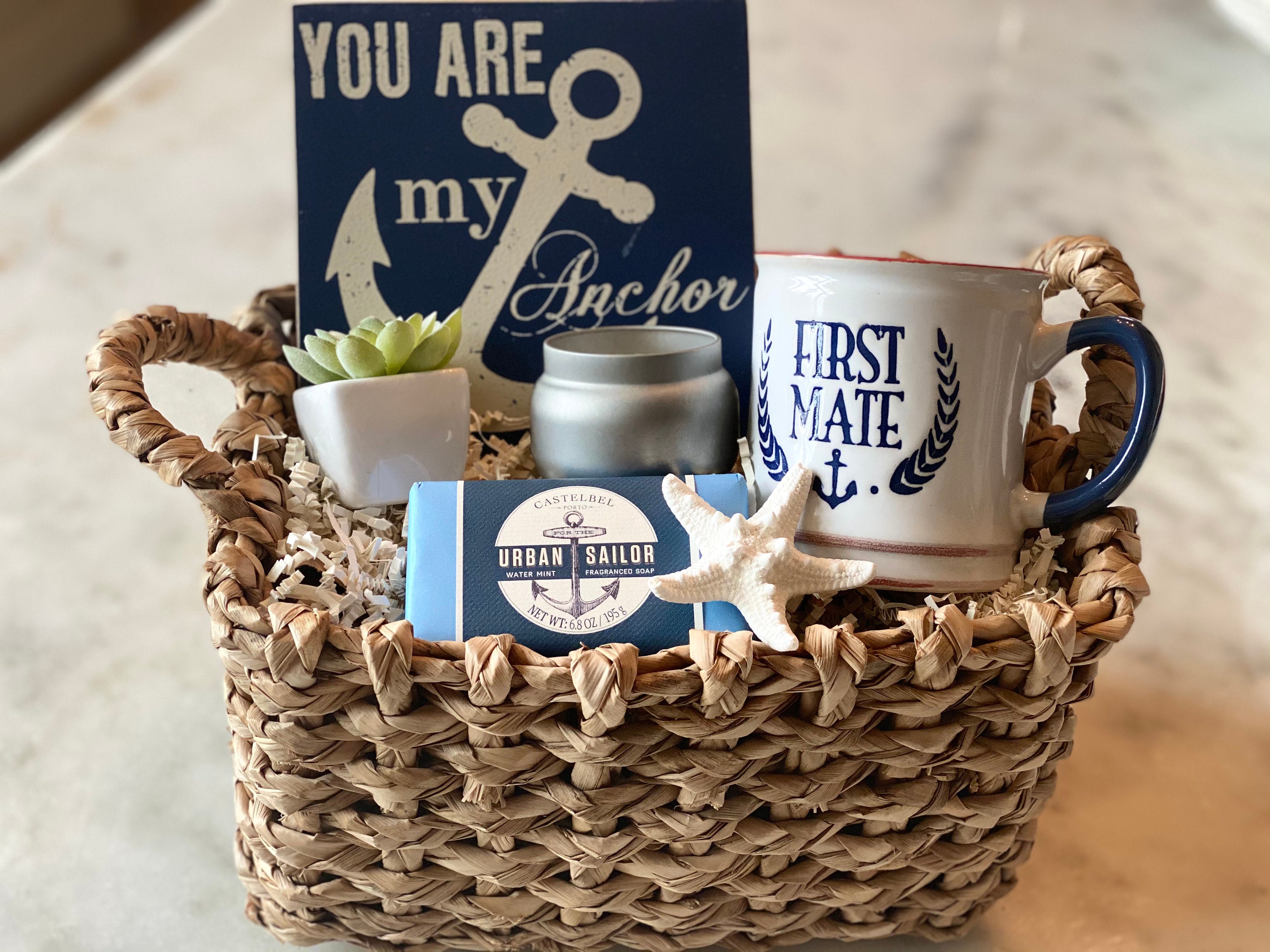 Sailing /Boating lover gift basket / New boat owner /Boating Etsy