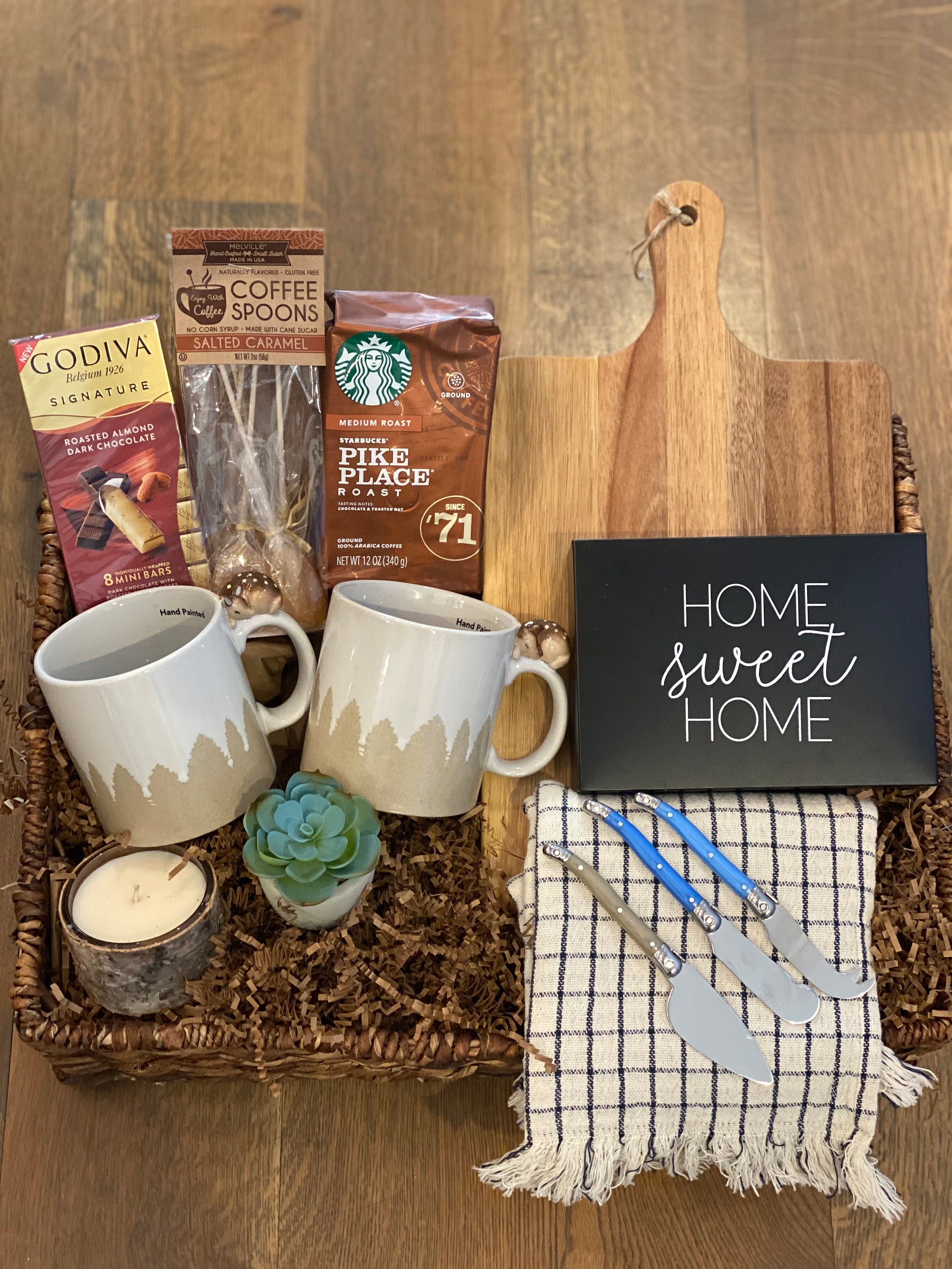 Home Sweet Home gift basket/Gift basket/Luxury gift basket/ Etsy