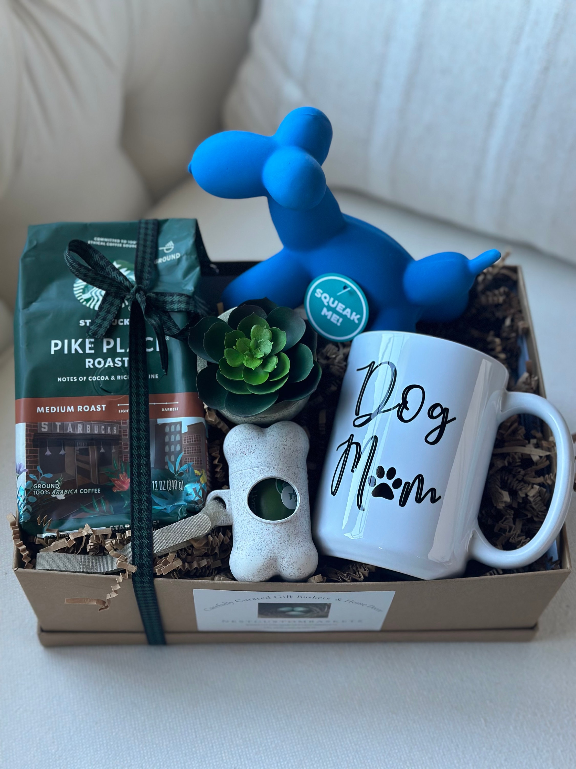 Dog in best sale gift box
