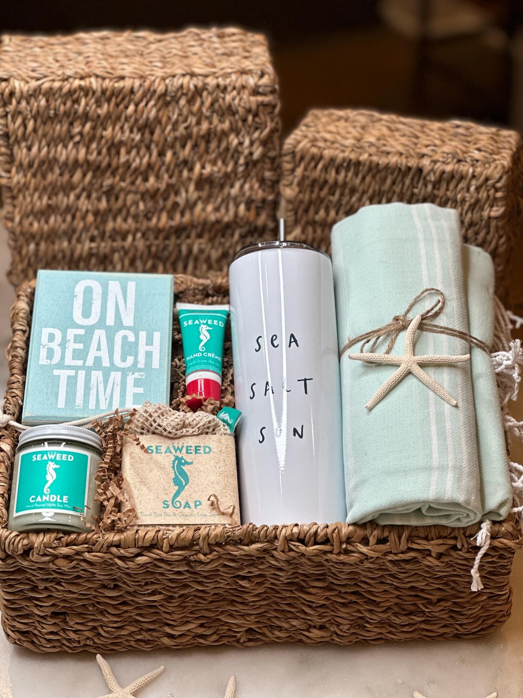 Beach Lover Gift/gift/custom/gift Baskets/gift Basket/themed Gifts
