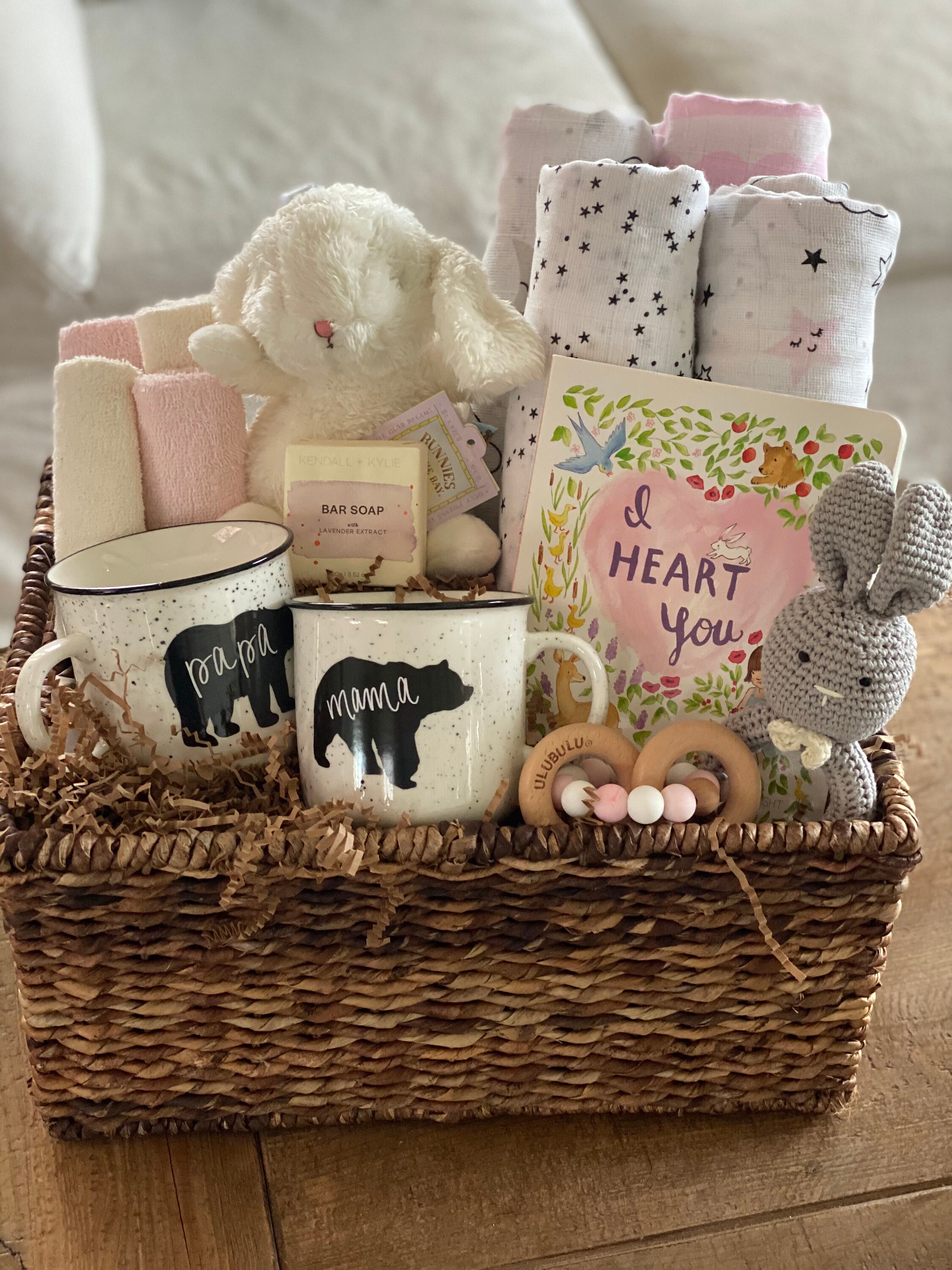 Deluxe Baby Girl Gift Basket/It's A baby Etsy