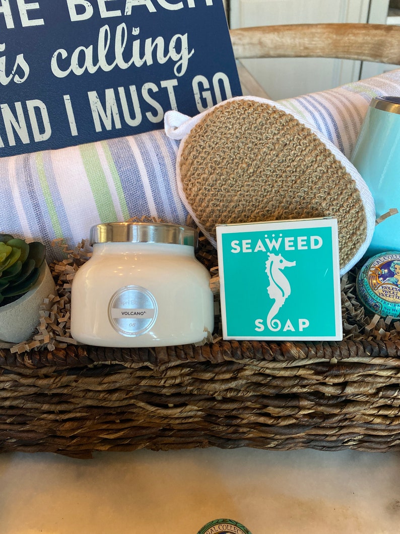 Beach/gift Baskets/beach Themed Gift/beach Lover Etsy