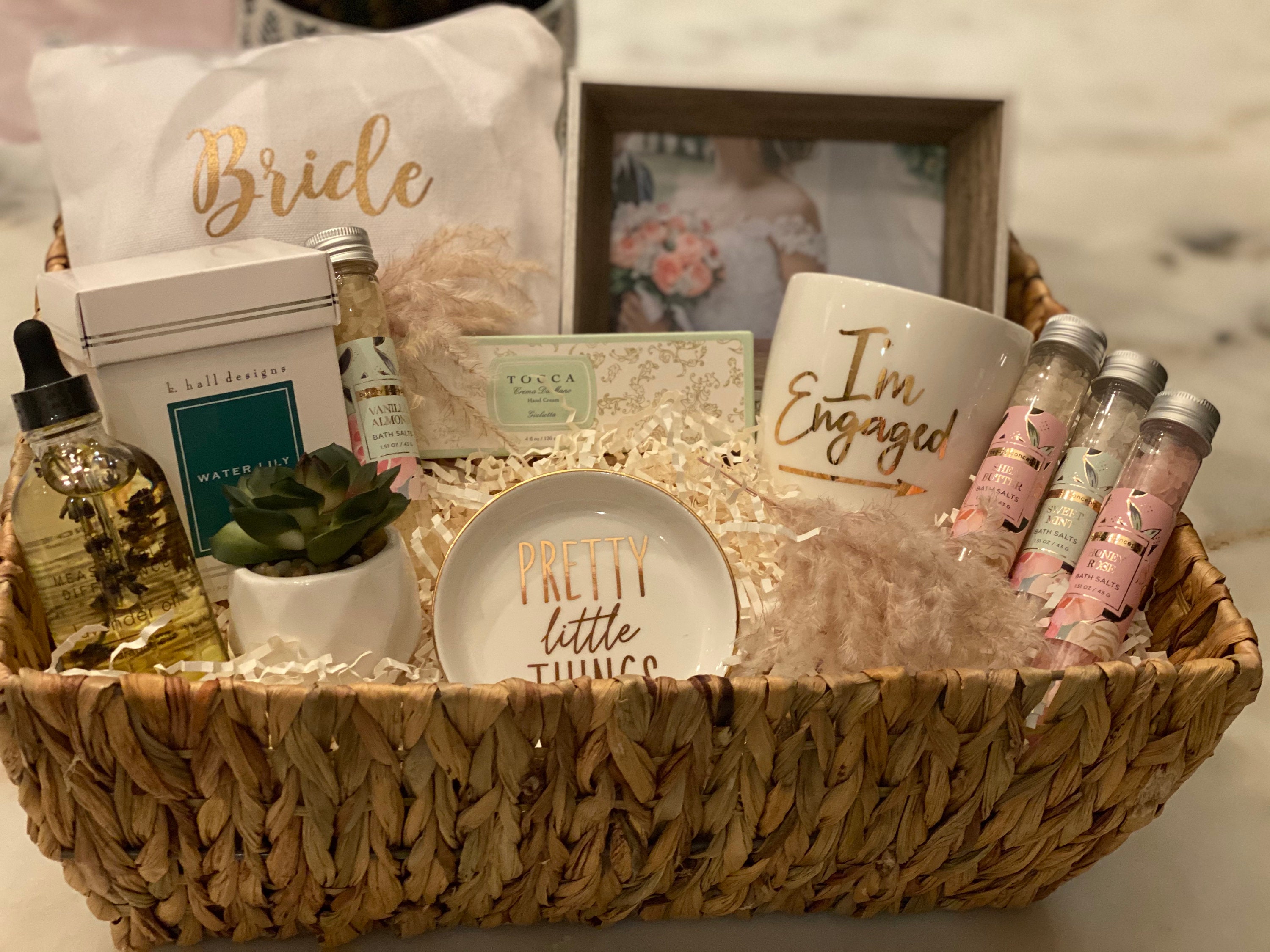 Engagement gift basket/Engaged/Congratulations on your Etsy