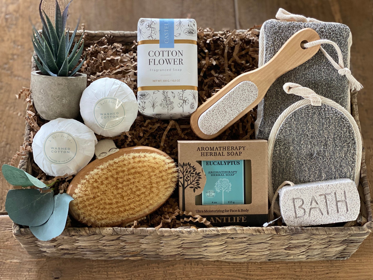 Spa gift basket/Relaxation gift/Get well/thinking of you/Zen Etsy