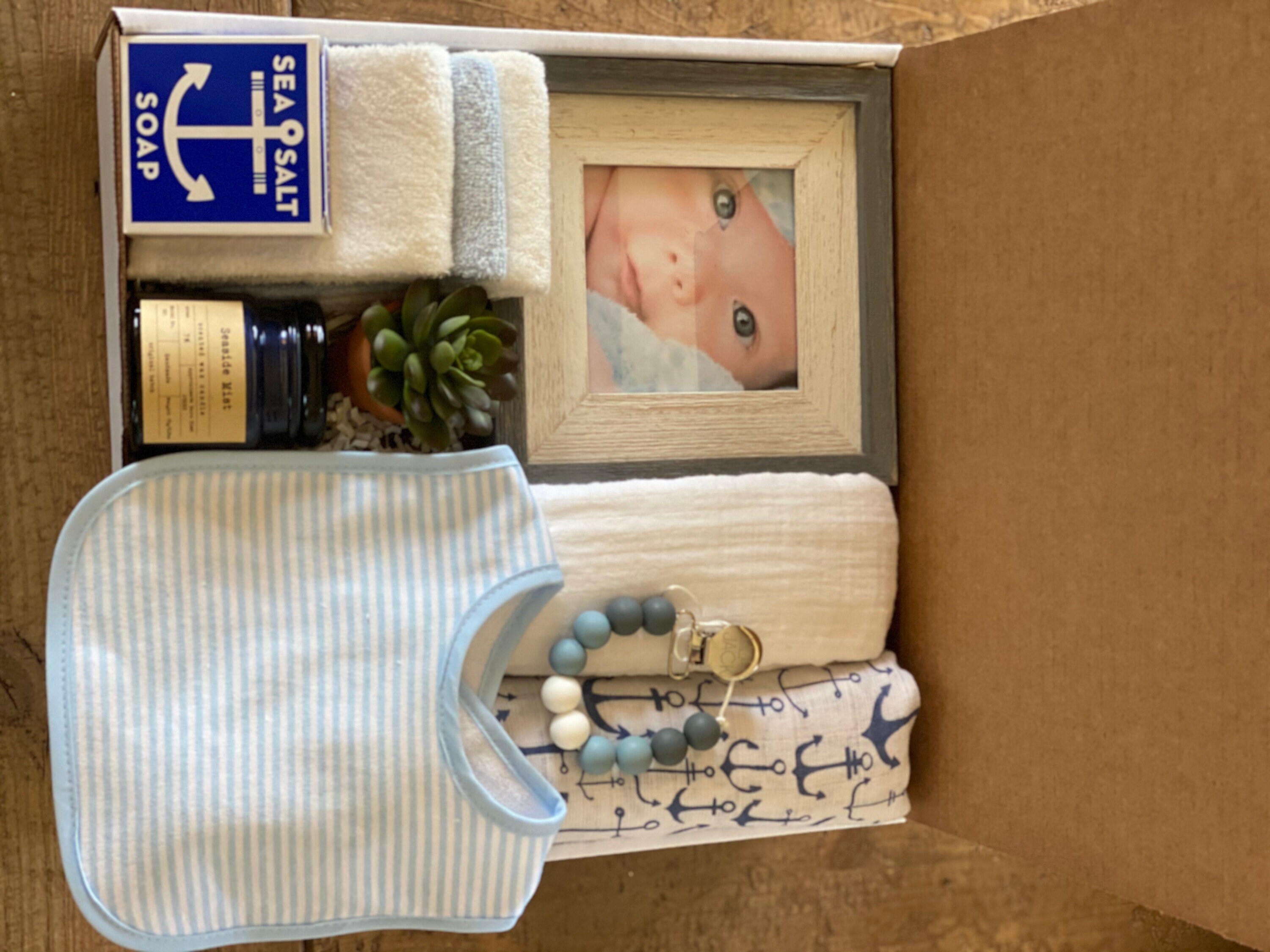 Baby boy gift box/nautical baby gift /Its a boy gift Etsy