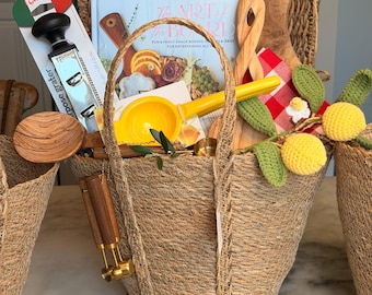 Cesta de regalo / Cesta de charcutería / Cesta de chef / Regalo para el Día de la Madre / Cesta de regalo para parejas / Cesta de regalo de agradecimiento / Regalo para nuevos propietarios / Cesta de regalo personalizada